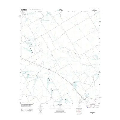 2013 Map of Coolidge, 2013 Print