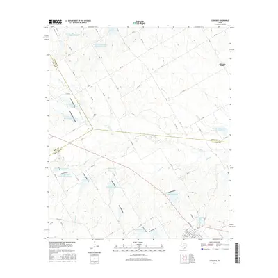 2016 Map of Coolidge, 2016 Print