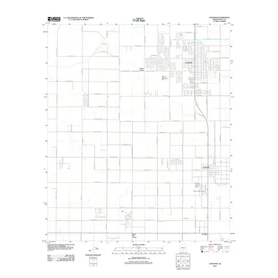 2011 Map of Coolidge, 2011 Print