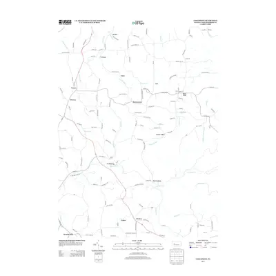 2013 Map of Coolspring, 2013 Print
