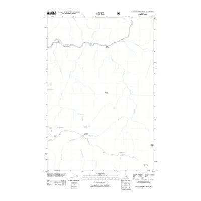2011 Map of Coolwater Mountain, 2011 Print