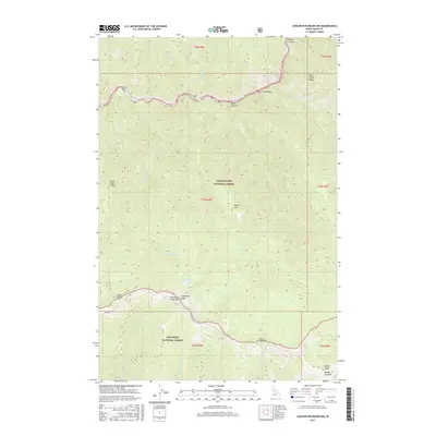 2017 Map of Coolwater Mountain, 2017 Print