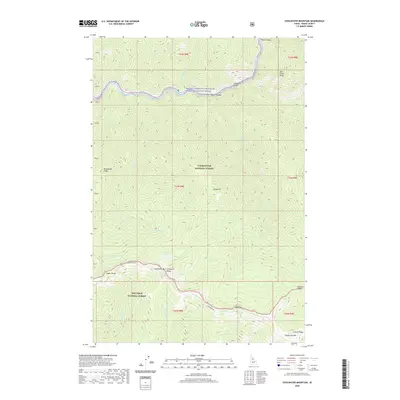 2020 Map of Coolwater Mountain, 2020 Print