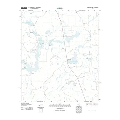 2010 Map of Coon Creek Lake, 2010 Print