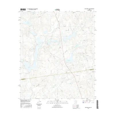 2016 Map of Coon Creek Lake, 2016 Print