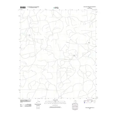 2010 Map of Coon Dive Draw NW, 2010 Print