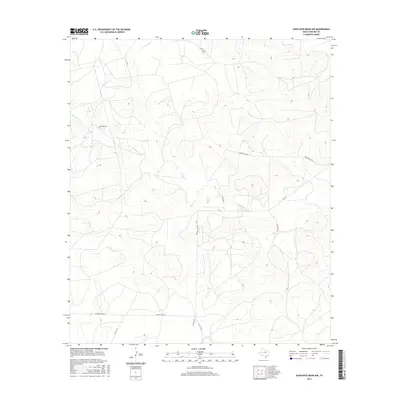 2016 Map of Coon Dive Draw NW, 2016 Print