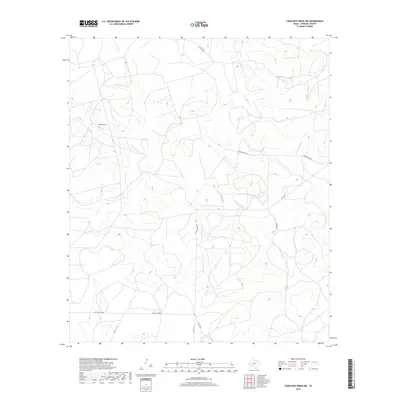 2019 Map of Coon Dive Draw NW, 2019 Print