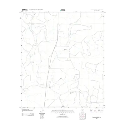 2013 Map of Coon Dive Draw, 2013 Print