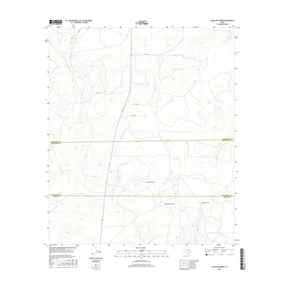 2016 Map of Coon Dive Draw, 2016 Print