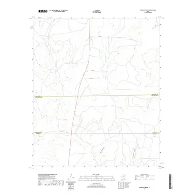 2019 Map of Coon Dive Draw, 2019 Print