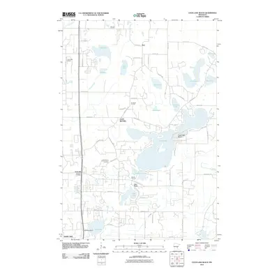 2010 Map of Coon Lake Beach, 2010 Print