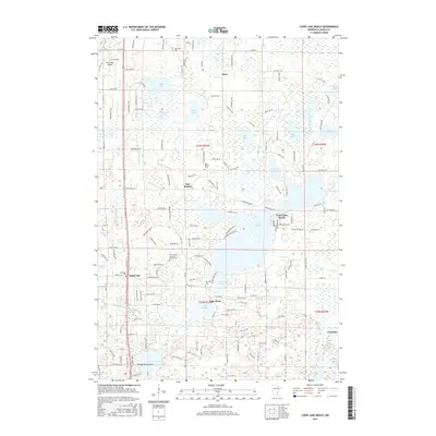 2016 Map of Coon Lake Beach, 2016 Print