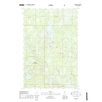 2019 Map of Coon Lake, 2019 Print