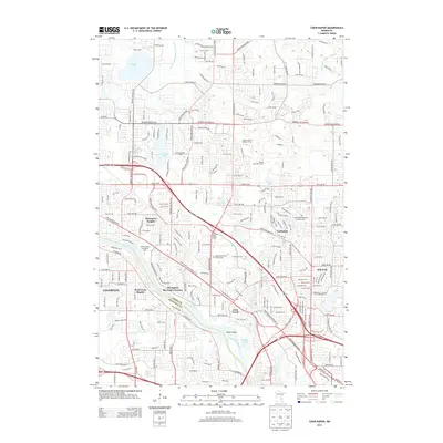 2013 Map of Coon Rapids, 2013 Print
