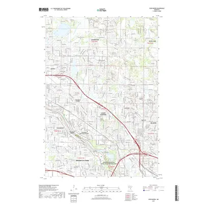 2019 Map of Coon Rapids, 2019 Print