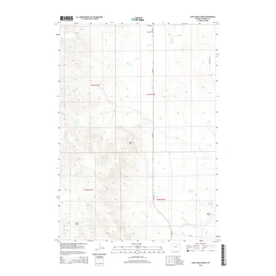 2015 Map of Coon Track Creek, 2015 Print