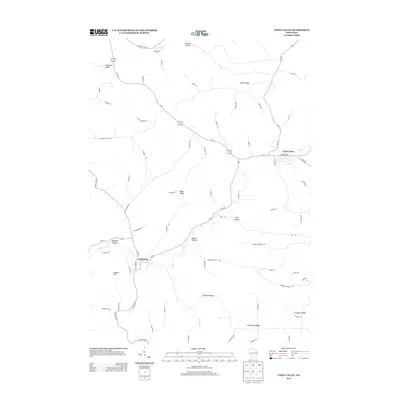 2013 Map of Coon Valley, 2013 Print