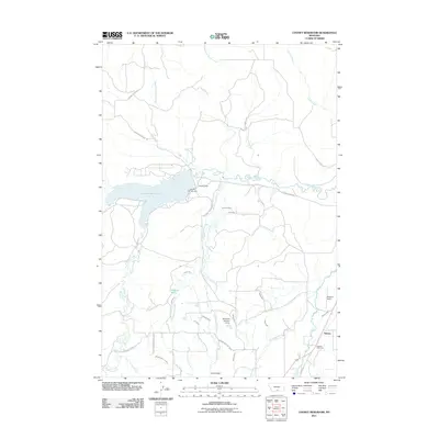 2011 Map of Cooney Reservoir, 2011 Print