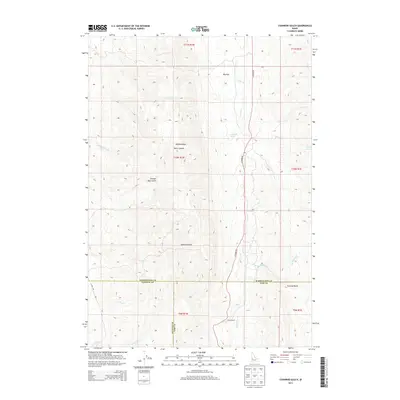 2013 Map of Coonrod Gulch, 2013 Print