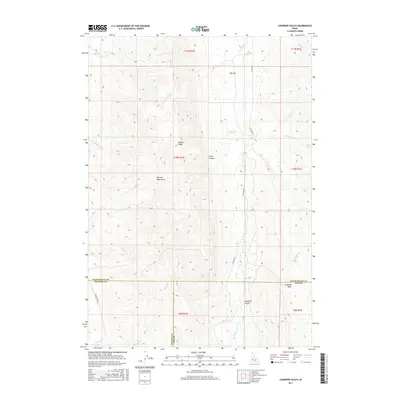2017 Map of Coonrod Gulch, 2017 Print