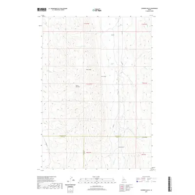 2020 Map of Coonrod Gulch, 2020 Print