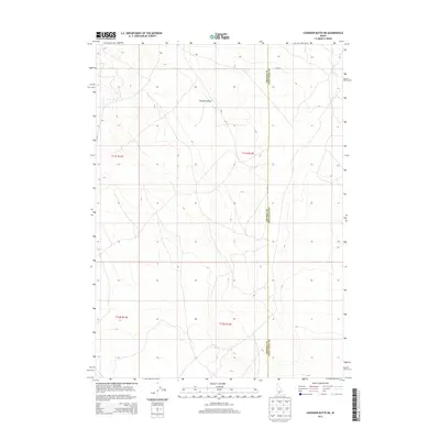 2013 Map of Coonskin Butte NE, 2013 Print