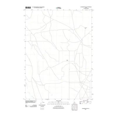 2010 Map of Coonskin Butte, 2010 Print