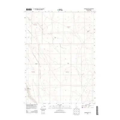 2013 Map of Coonskin Butte, 2013 Print