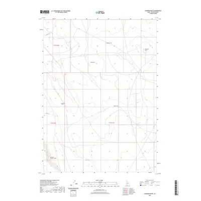 2020 Map of Coonskin Butte, 2020 Print