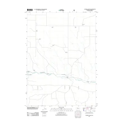 2011 Map of Cooper Canyon, 2011 Print