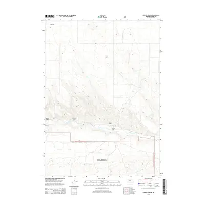 2014 Map of Cooper Canyon, 2014 Print