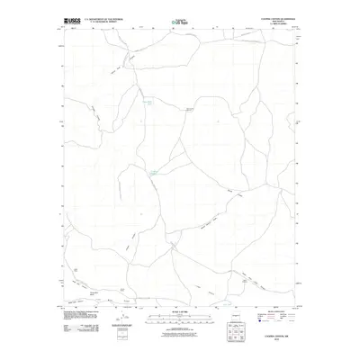 2010 Map of Cooper Canyon, 2010 Print