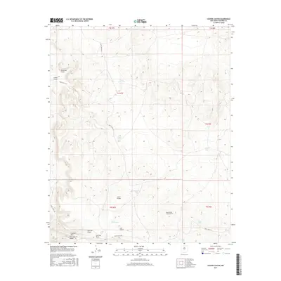 2017 Map of Cooper Canyon, 2017 Print