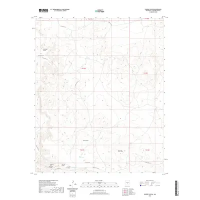 2020 Map of Cooper Canyon, 2020 Print