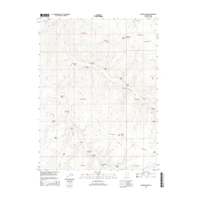 2014 Map of Cooper Canyon, 2014 Print