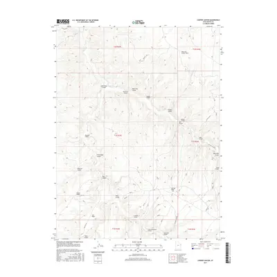 2017 Map of Cooper Canyon, 2017 Print
