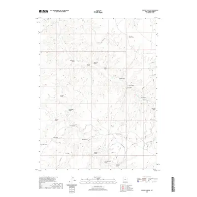2020 Map of Cooper Canyon, 2020 Print