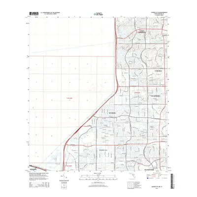 2015 Map of Cooper City NE, 2015 Print