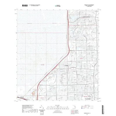 2021 Map of Cooper City NE, 2021 Print