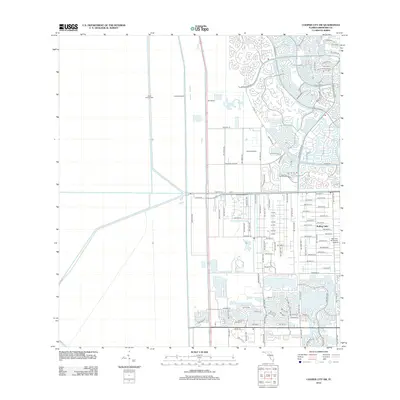 2012 Map of Cooper City SW, 2012 Print
