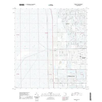 2021 Map of Cooper City SW, 2021 Print