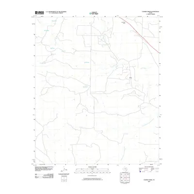 2010 Map of Cooper Creek, 2010 Print