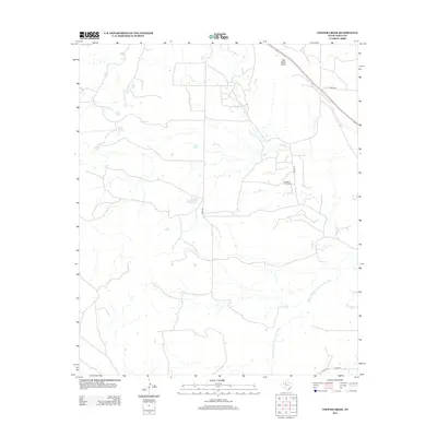 2012 Map of Cooper Creek, 2012 Print