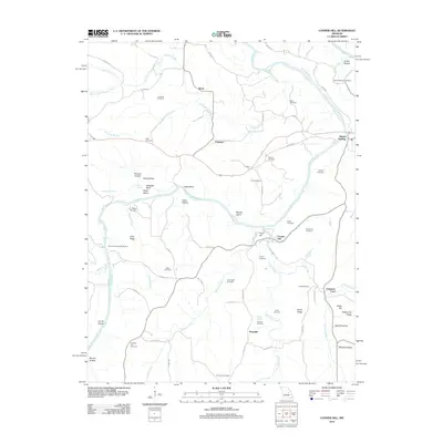 2012 Map of Cooper Hill, 2012 Print