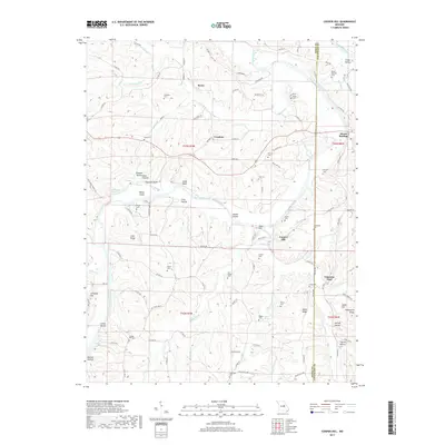 2017 Map of Cooper Hill, 2017 Print