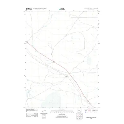 2012 Map of Cooper Lake North, 2012 Print