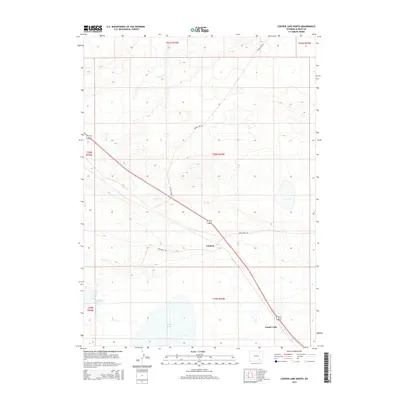 2015 Map of Cooper Lake North, 2015 Print