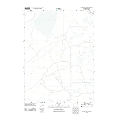 2012 Map of Cooper Lake South, 2012 Print
