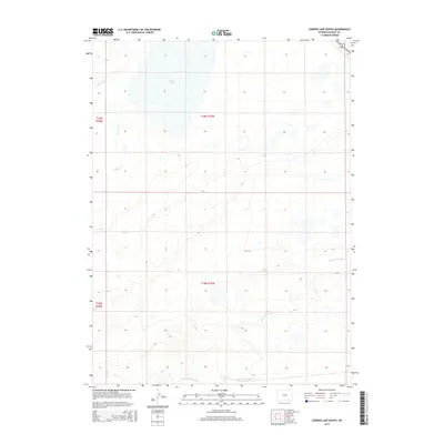 2015 Map of Cooper Lake South, 2015 Print